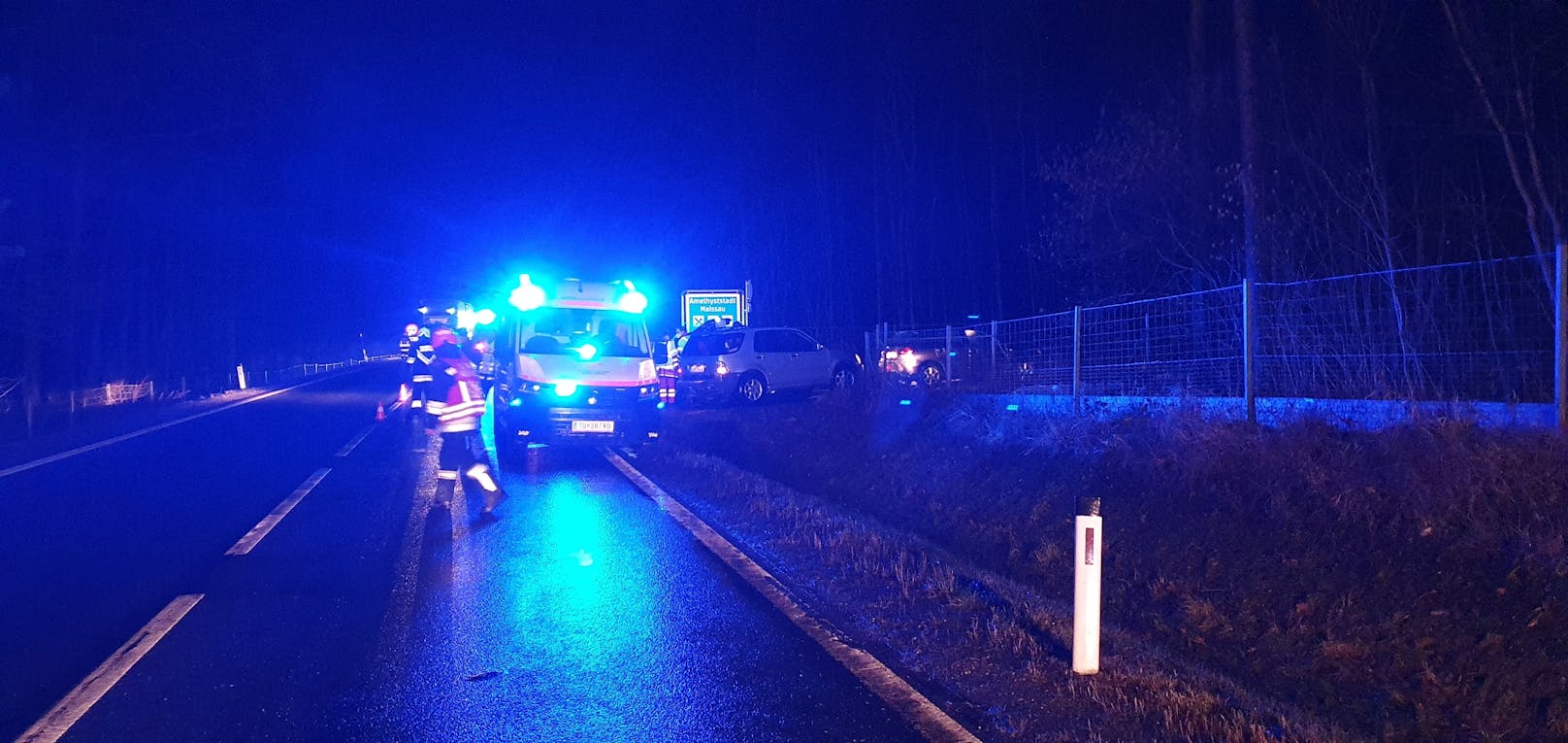 Einsatz für Rettung, Feuerwehr und Polizei