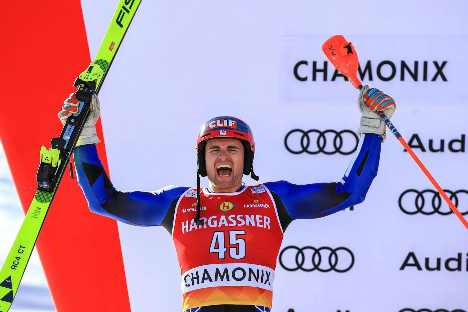 AJ Ginnis landete im Slalom von Chamonix mitten in der Weltspitze. 