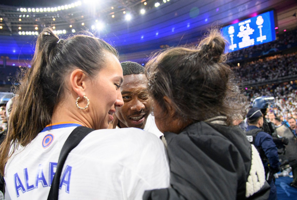 David Alaba im Familienglück