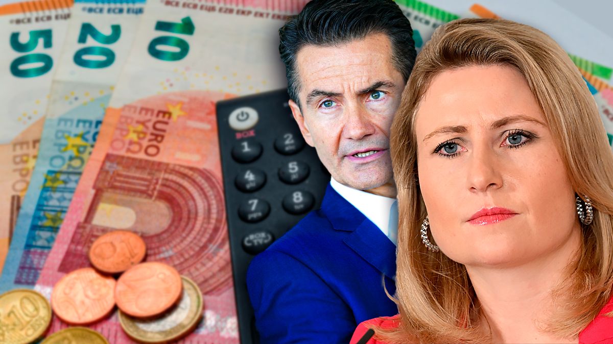 Medienministerin Susanne Raab und Sender-Chef Roland Weißmann verhandeln über die künftige Finanzierung des ORF.