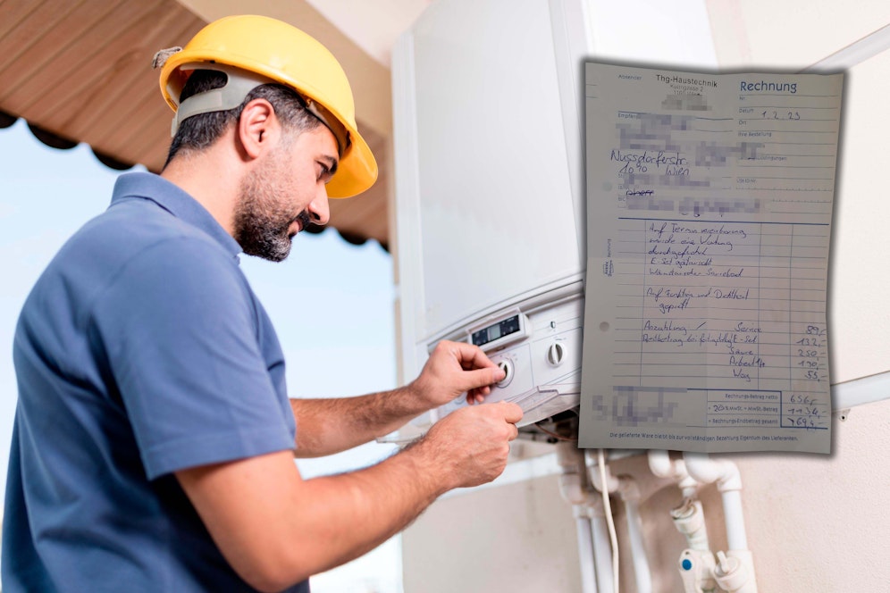 Eine Gemeindebaumieterin soll 770 Euro für einen Thermenservice blechen.