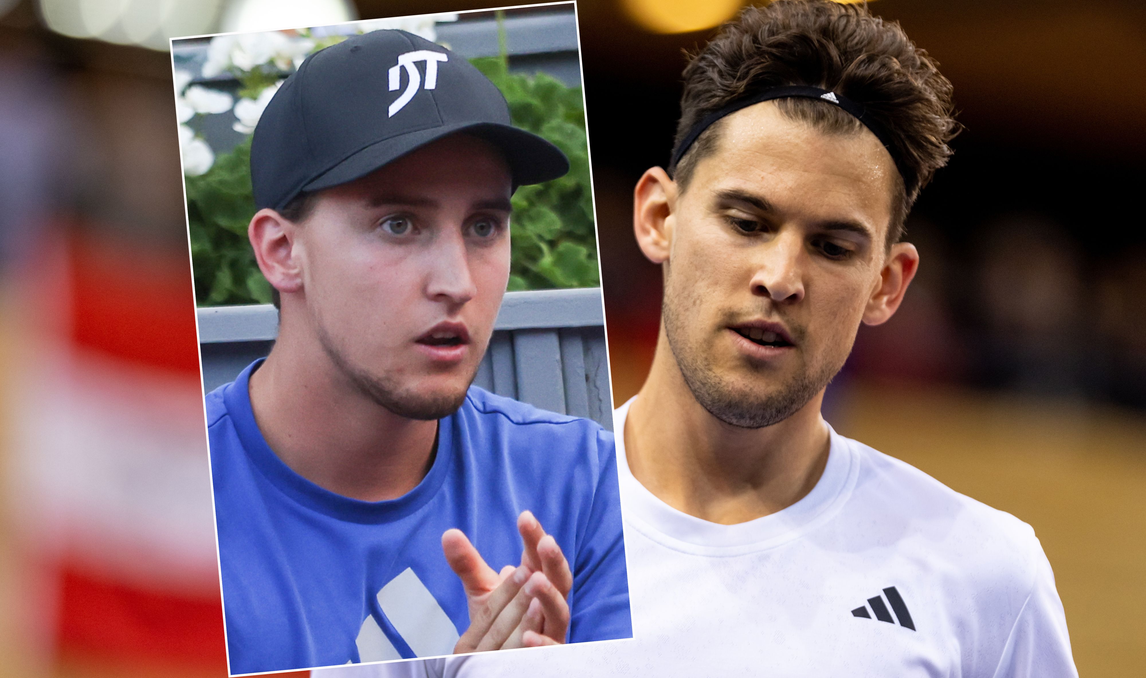 Moritz (l.) ist der neue Manager von Dominic Thiem