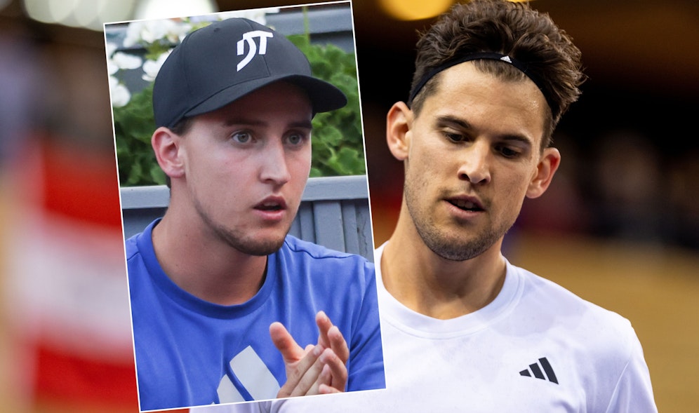 Moritz (l.) ist der neue Manager von Dominic Thiem