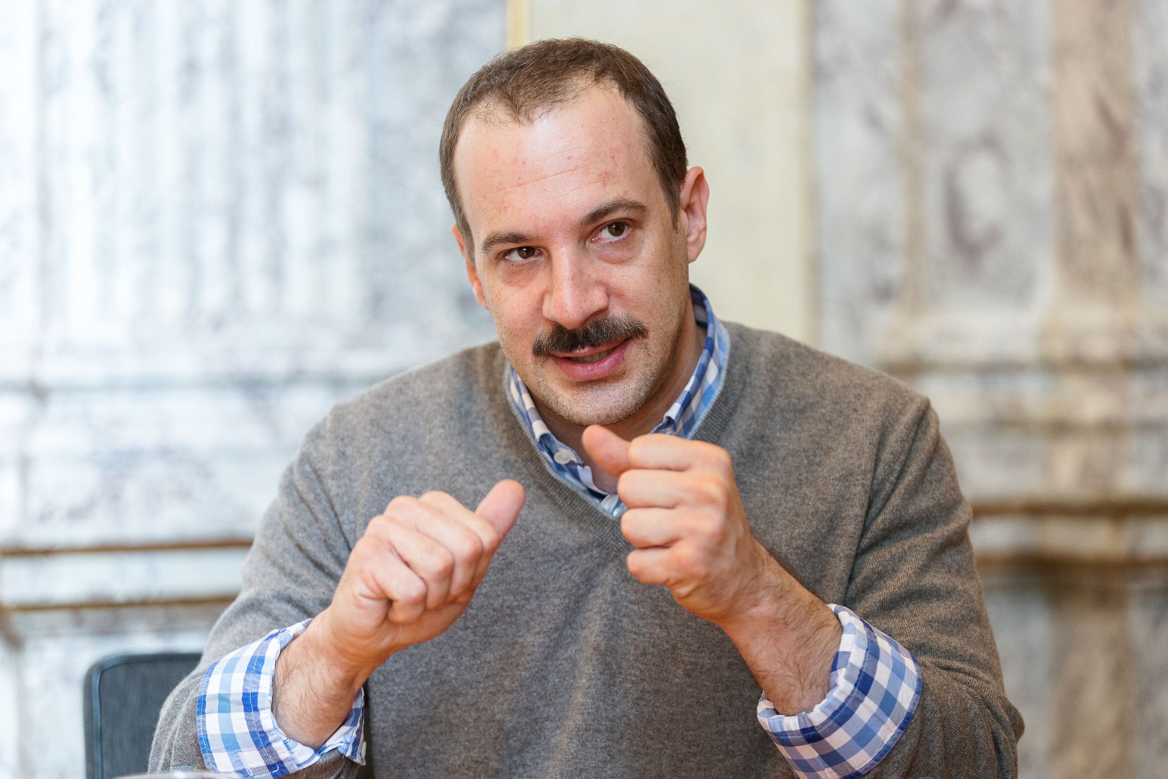 Florian Teichtmeister am Dienstag, 26. Oktober 2021, im Rahmen eines Interviews mit der Austria Presse Agentur (APA) in Wien. (Archivbild)