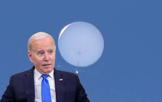 US-Präsident Joe Biden verteidigt weiterhin den Abschuss des chinesischen Ballons.
