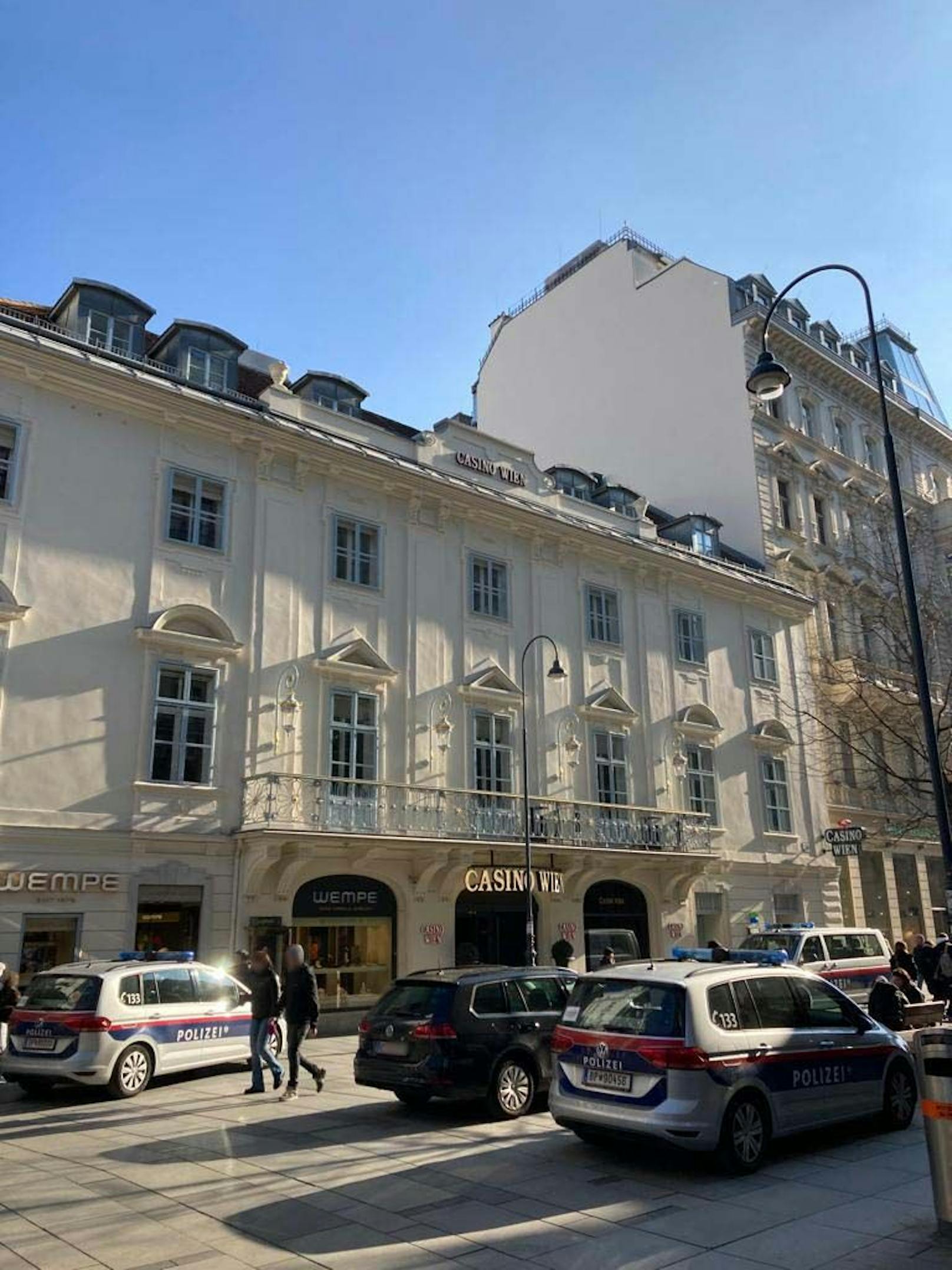 Polizei-Einsatz im Casino Wien