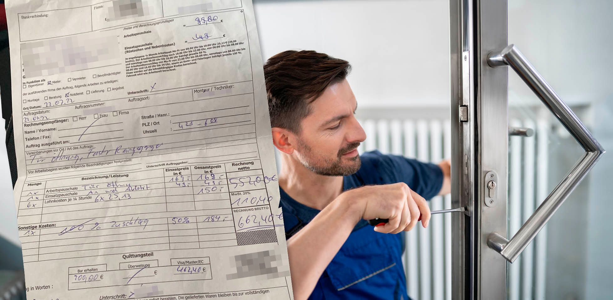 Häufig werden Menschen Opfer von Betrügern, die sich als Schlüsseldienst-Mitarbeiter ausgeben. (Symbolbild)