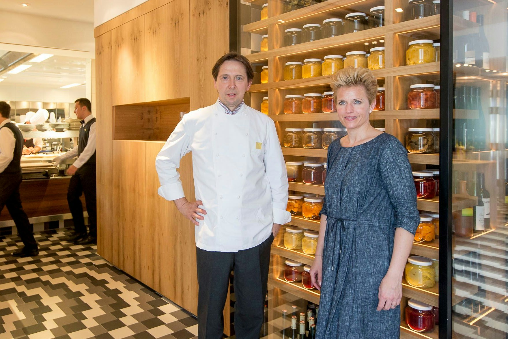 Birgit und Heinz Reitbauer im Steirereck im Wiener Stadpark