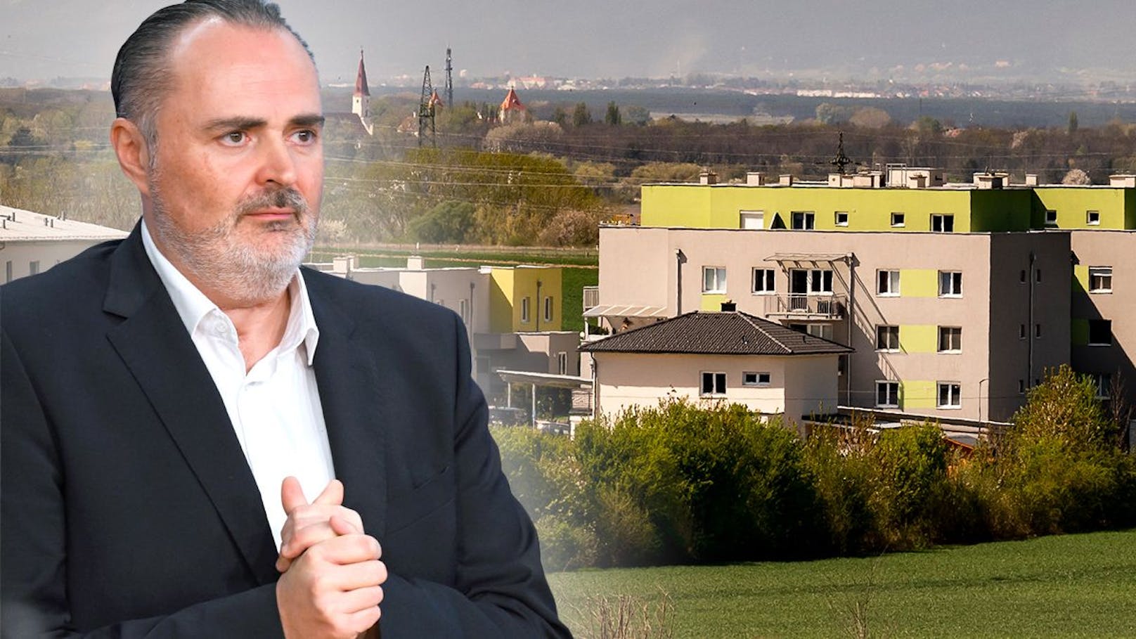 Rot-goldener Wohnkostendeckel: Hans Peter Doskozil sagt einen Teuerungs-Stopp bei den Mietpreisen im Burgenland an.