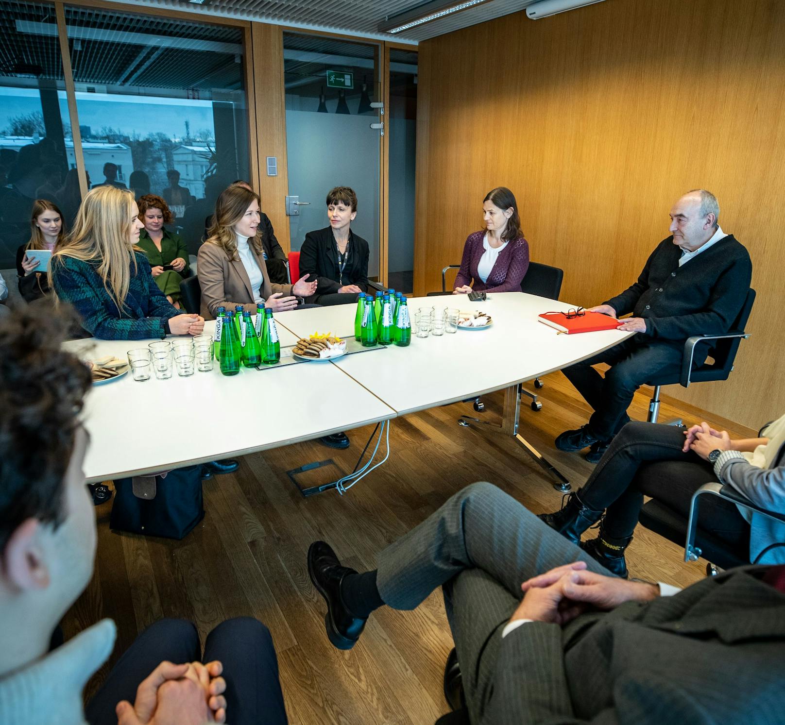 Anschließend ging es für die VP-Politikerin ins POLIN, ein Museum der Geschichte der polnischen Juden.