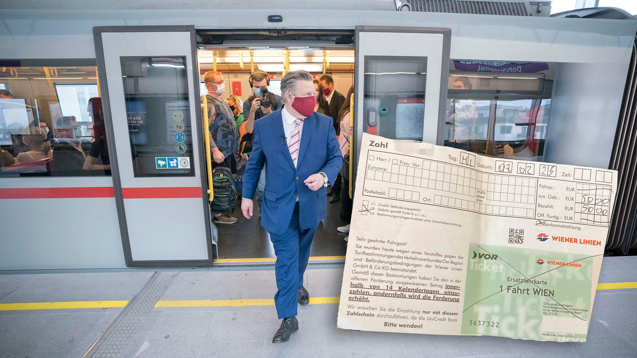 Wien lässt in den Öffis weiter ohne Pardon abstrafen!