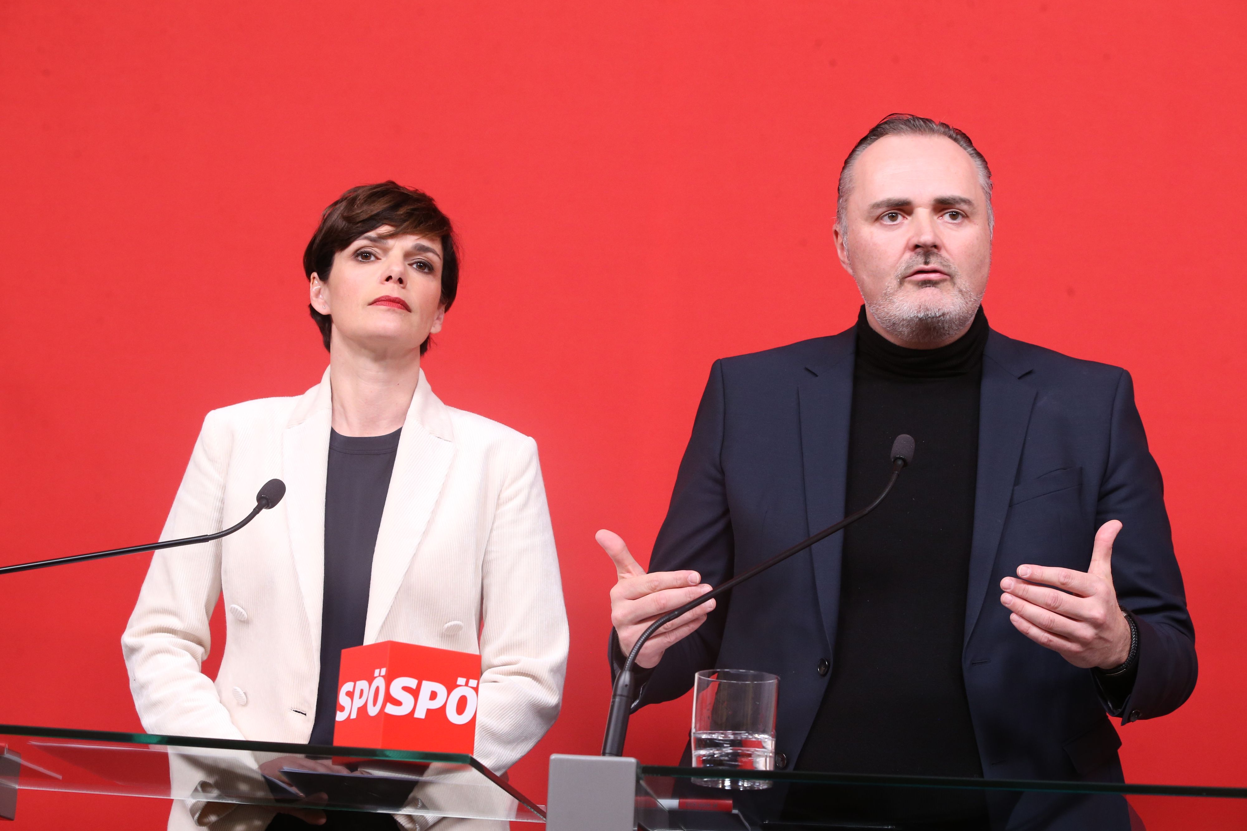 Pamela Rendi-Wagner und Hans Peter Doskozil.