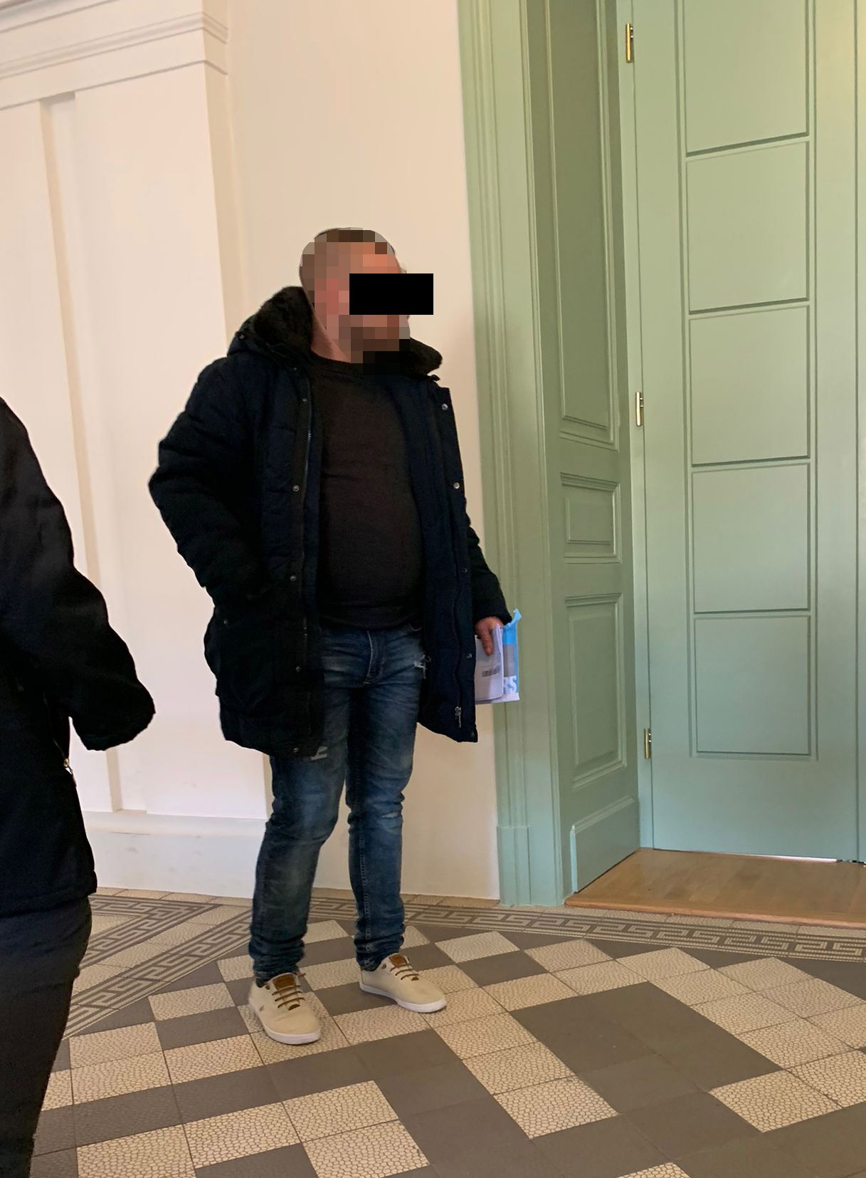 Der Angeklagte vor Gericht in St. Pölten.