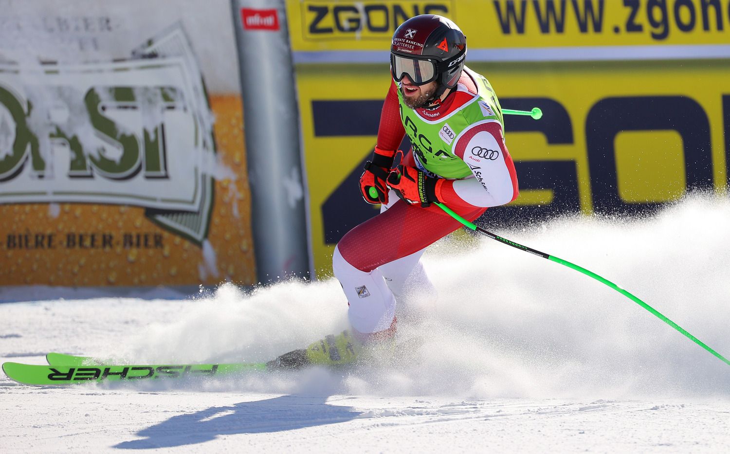 Daniel Hemetsberger war im ersten Abfahrtstraining der schnellste Österreicher. 