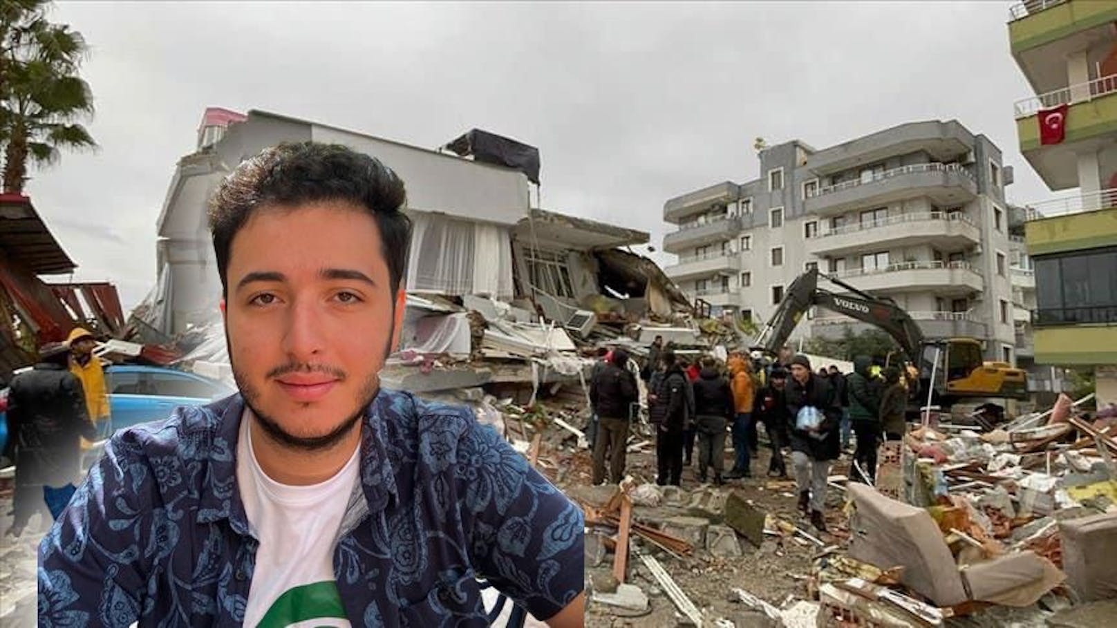 Der Wiener Jus-Student Ahmed spricht über das Erdbeben in seiner Heimat.