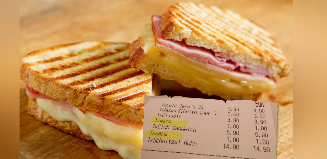 Heute.at - Lokal verlangt fürs Toasten von Toast einen Euro