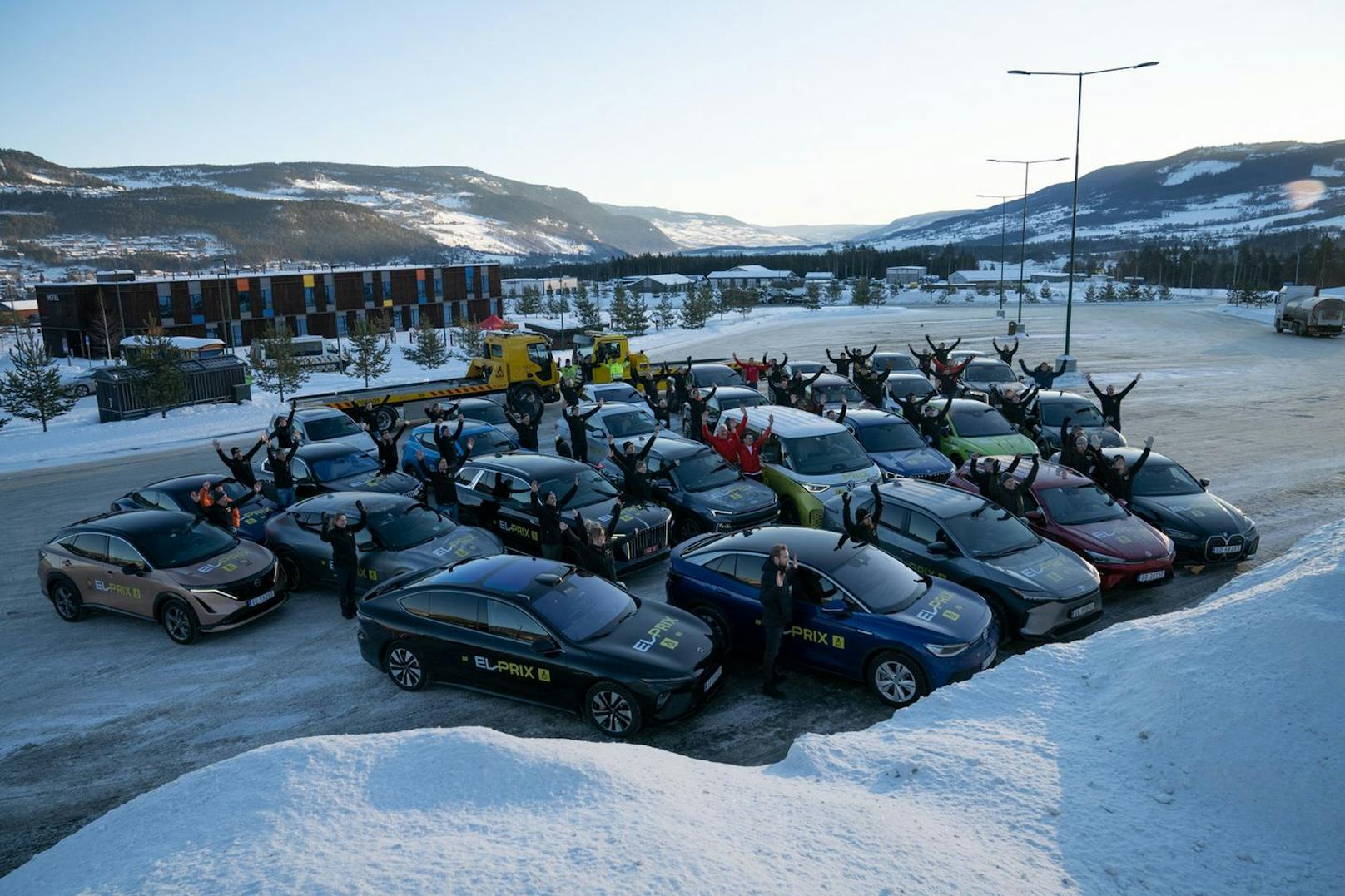 Der NAF-Winter-Elektroautotest fand bei Temperaturen zwischen 0 und minus 19 Grad statt.