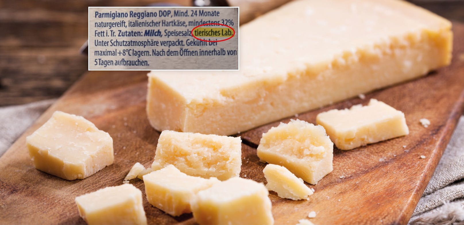 Schreck für Vegetarier – tierisches Produkt im Käse entdeckt