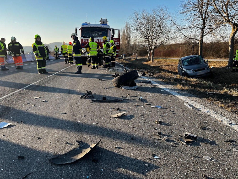 4 Verletzte, darunter ein Kind, im Bezirk Hollabrunn