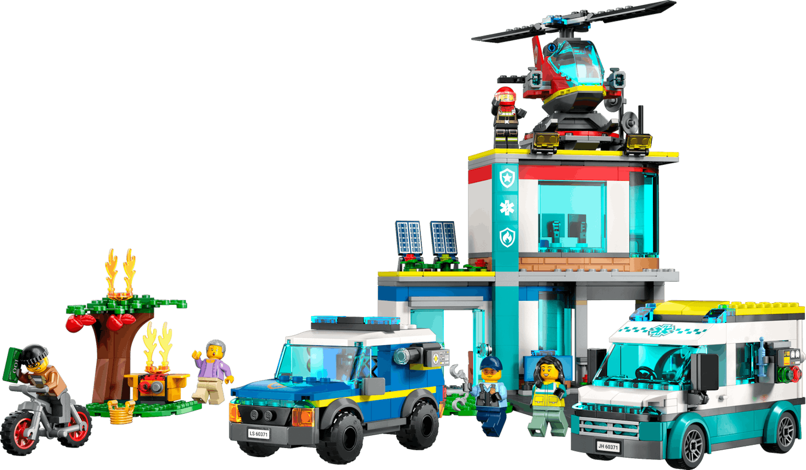 LEGO City Hauptquartier der Rettungsfahrzeuge: Ab 6 Jahren, 64,99 Euro