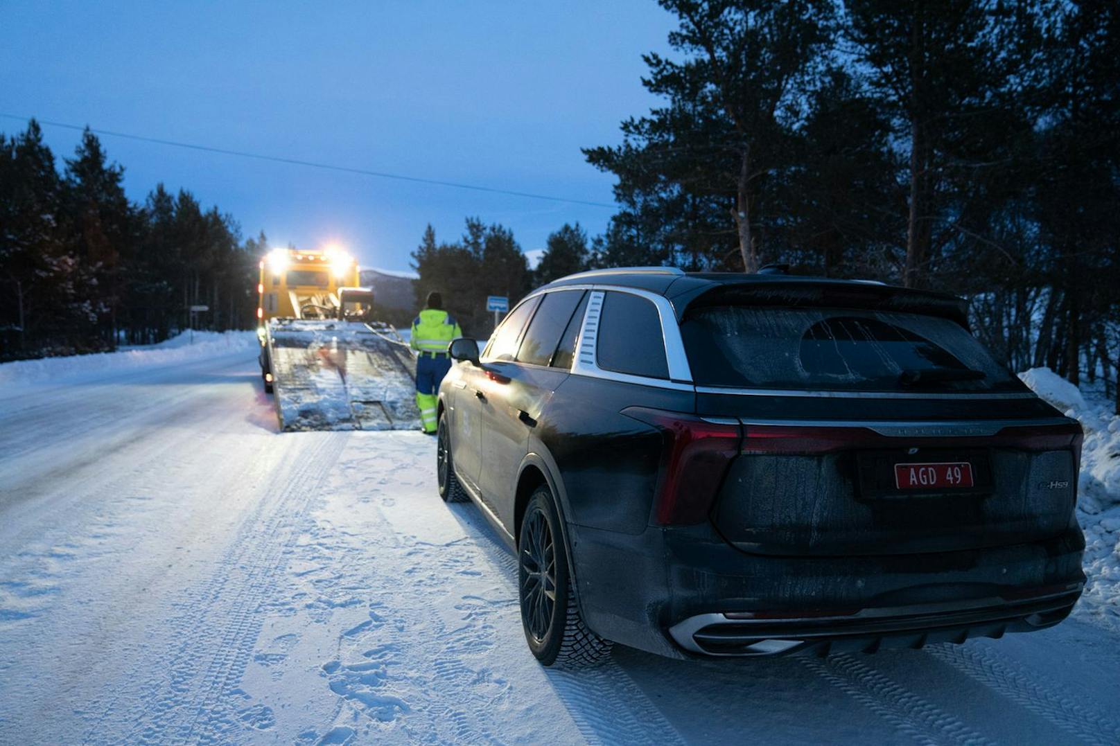 Der NAF-Winter-Elektroautotest fand bei Temperaturen zwischen 0 und minus 19 Grad statt.