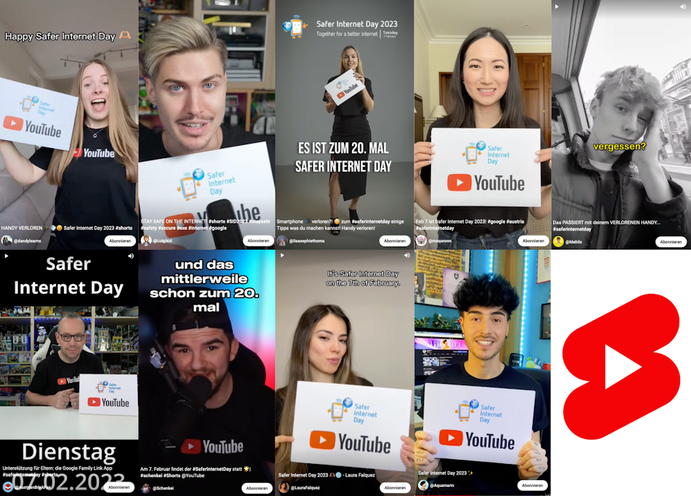 Tipps von YouTube-Stars und Google helfen beim sicheren Internet-Surfen zum Safer Internet Day 2023