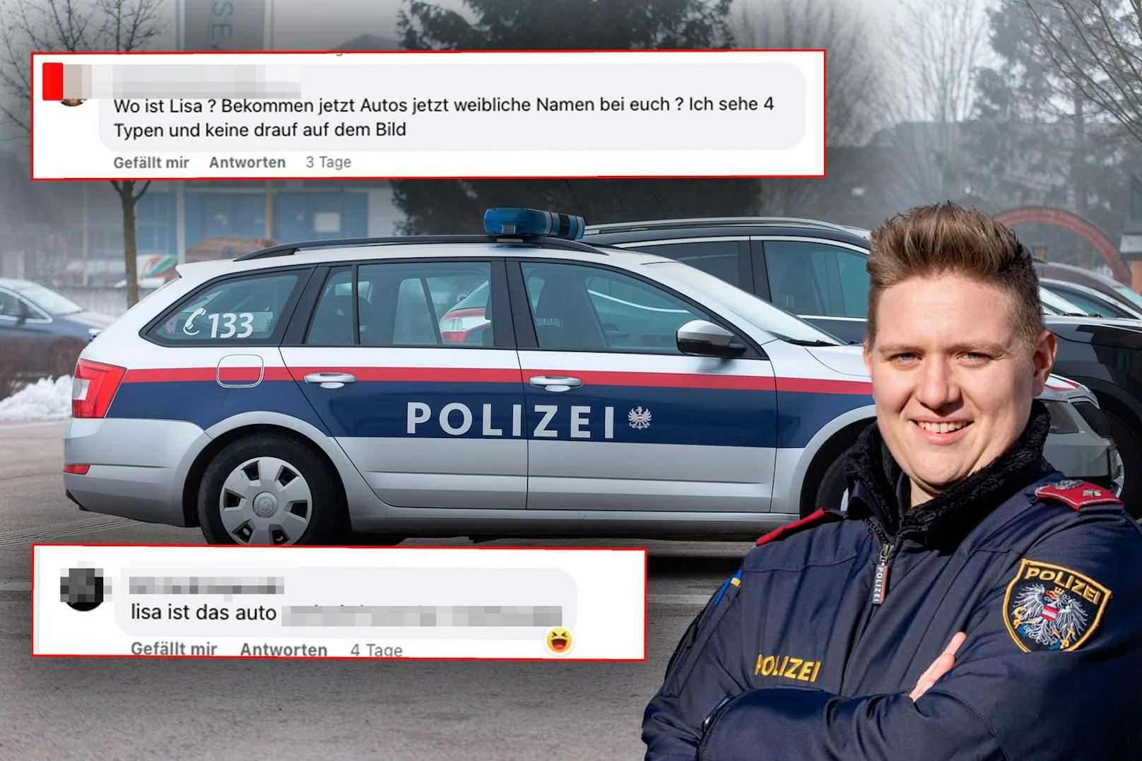Polizistin Lisa Höglinger wurde auf Facebook wegen ihres Aussehens verspottet.