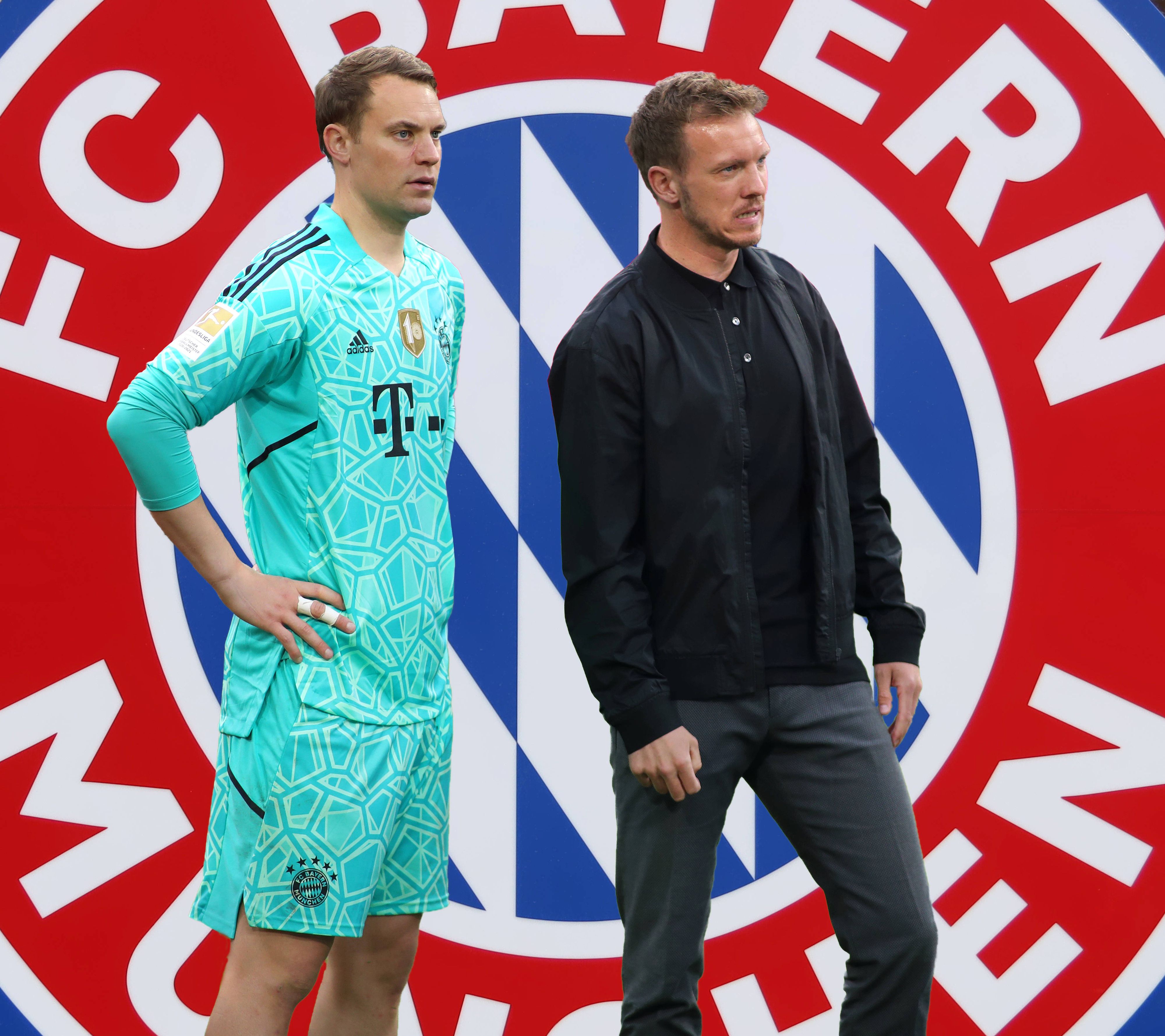 Manuel Neuer und Trainer Julian Nagelsmann