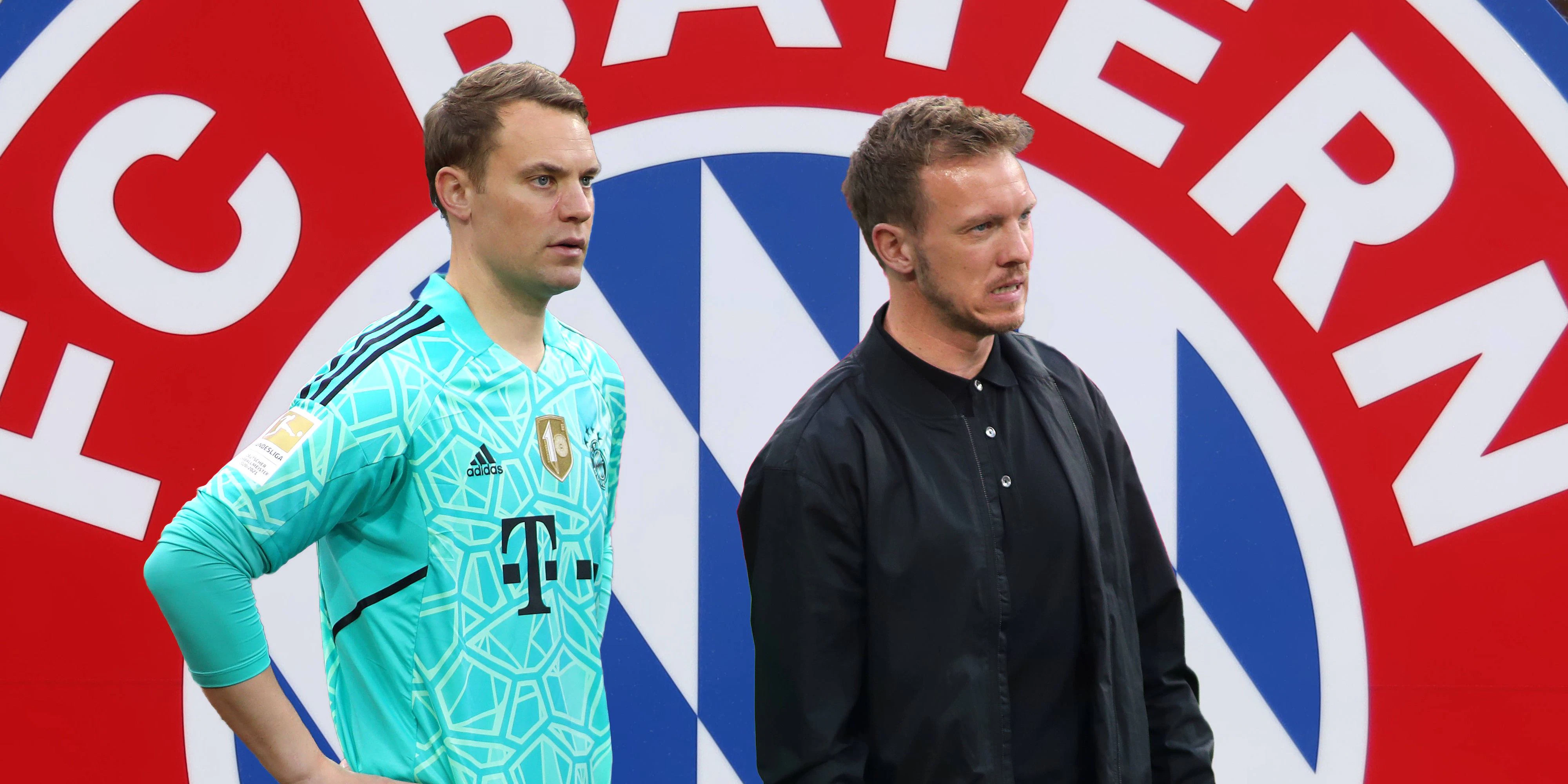 Manuel Neuer und Trainer Julian Nagelsmann