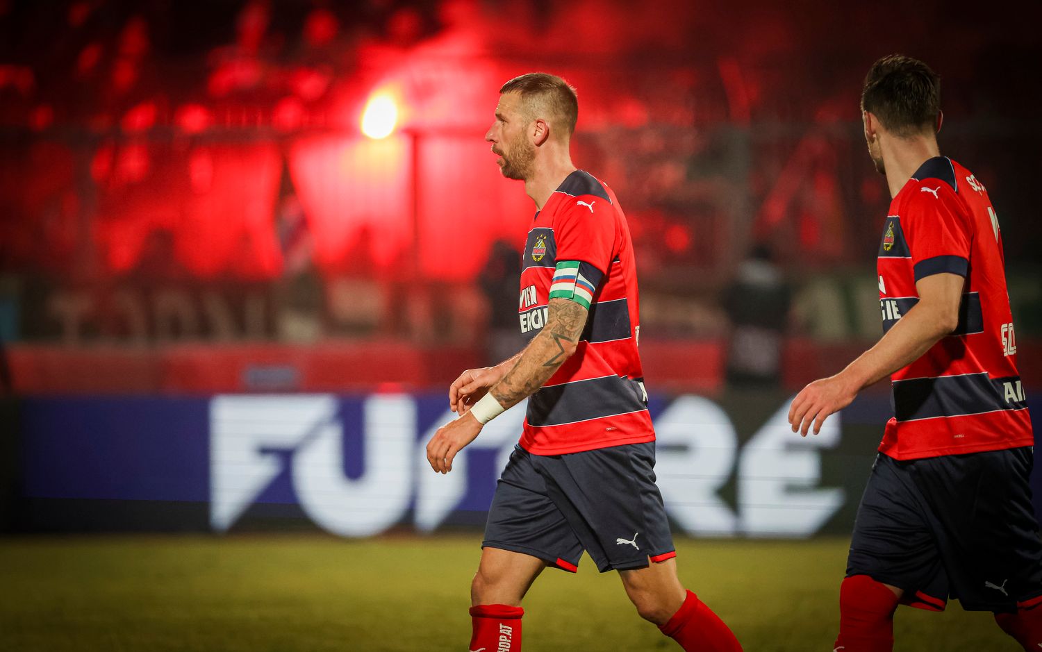 Rapid-Kapitän Guido Burgstaller zeigte sich nach der späten Niederlage bei Sturm Graz verärgert. 