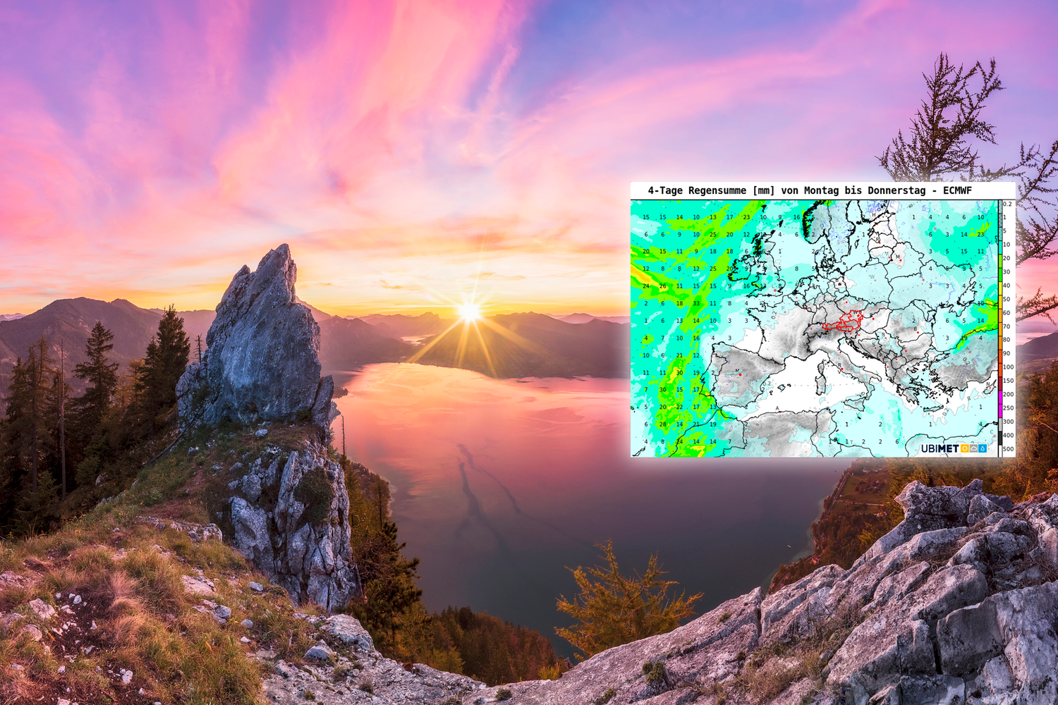 In ganz Österreich wird praktisch kein Niederschlag fallen.