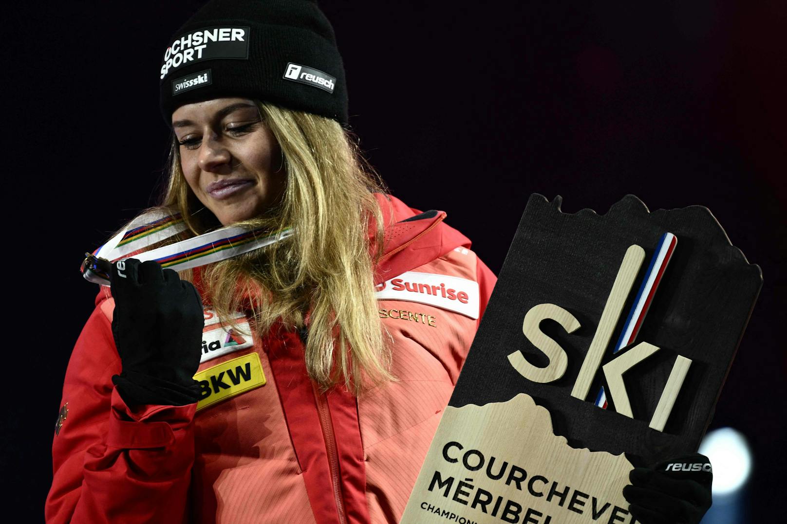 Die Schweizerin Corinne Suter holte WM-Bronze, am Tag vor dem Rennen wollte sie schon nach Hause fahren. 