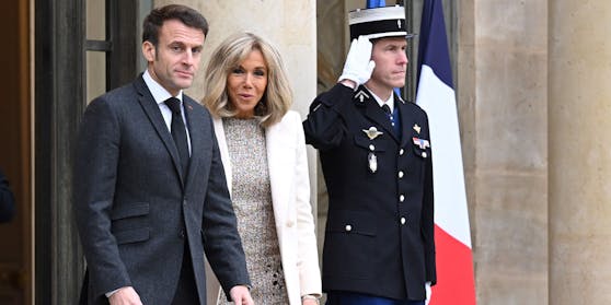 Emmanuel und Brigitte Macron