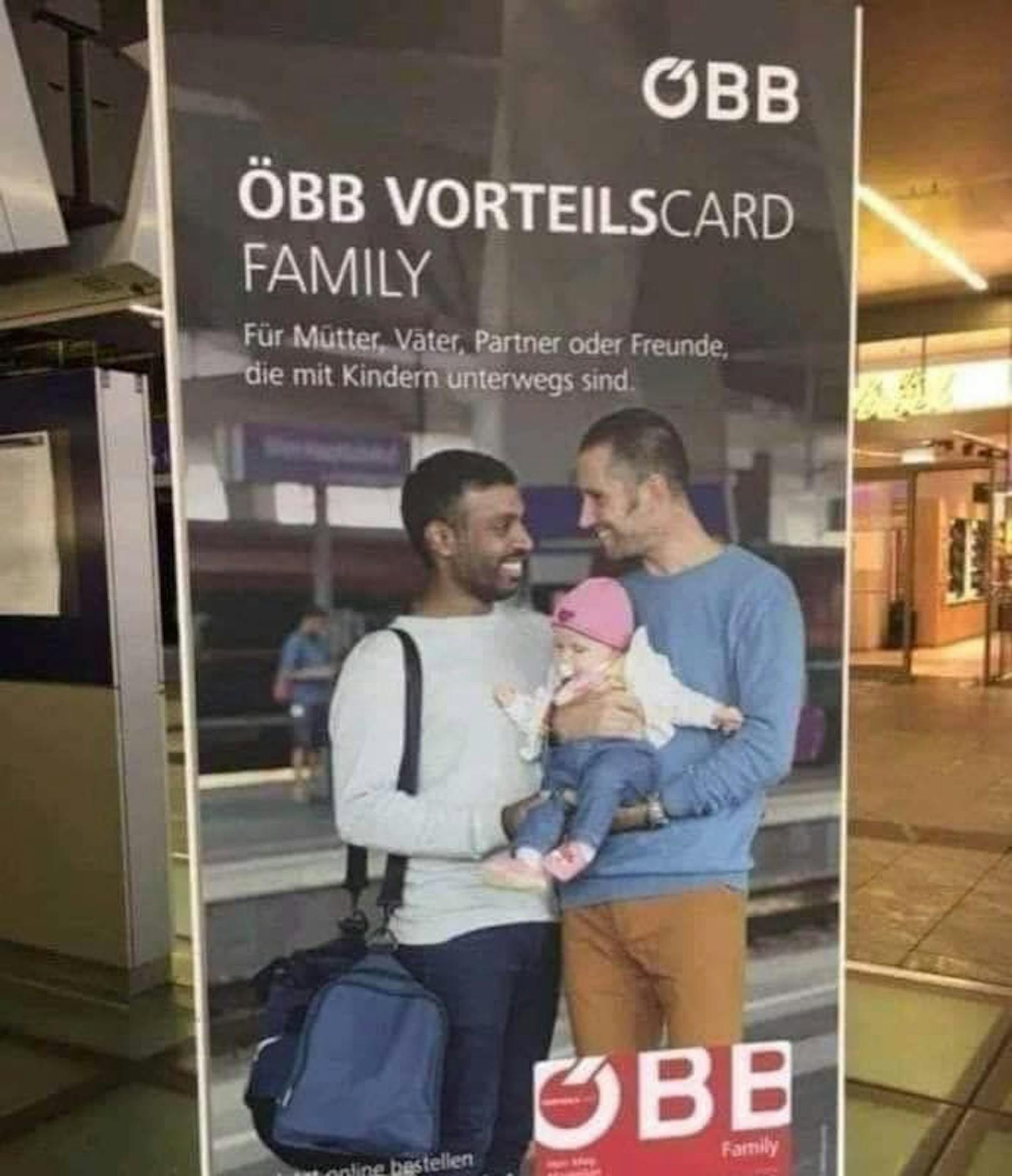 Dieses ÖBB-Plakat verärgert den Politiker.