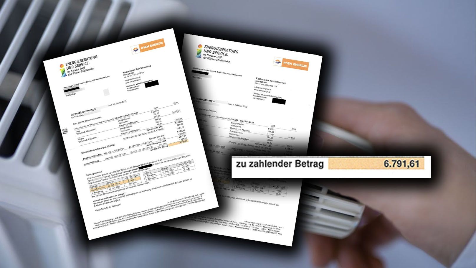 Wiener Paar soll 12.680 Euro für Strom und Gas brennen