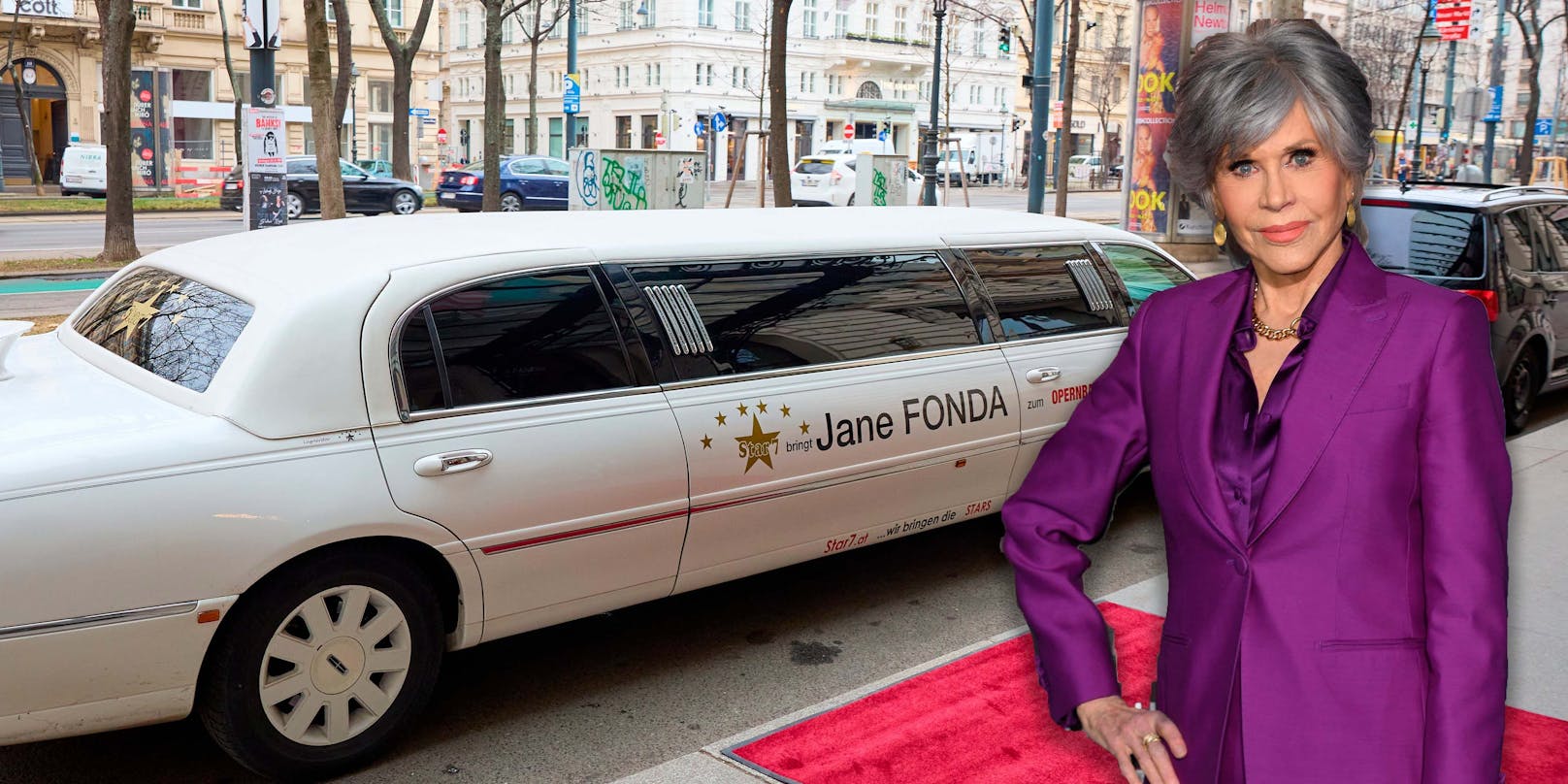 "Klimaaktivistin": Fonda verweigert Lugners Limousine