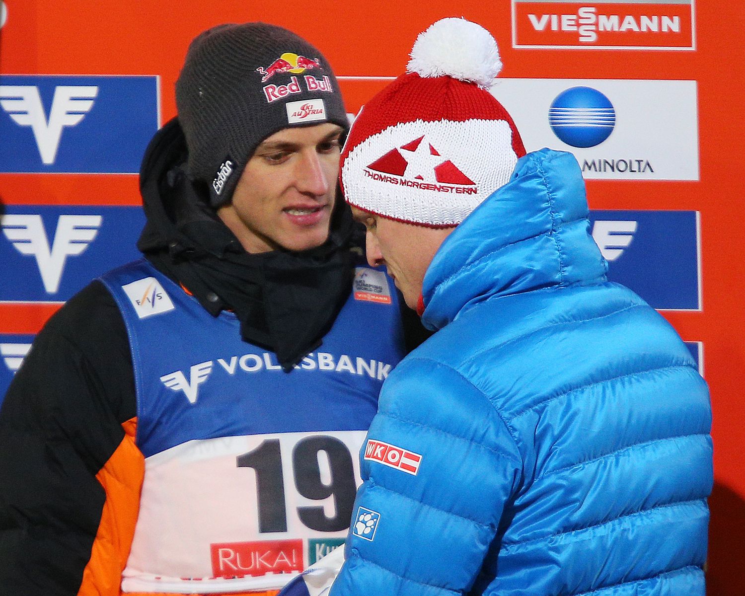 Gregor Schlierezauer und Thomas Morgenstern.