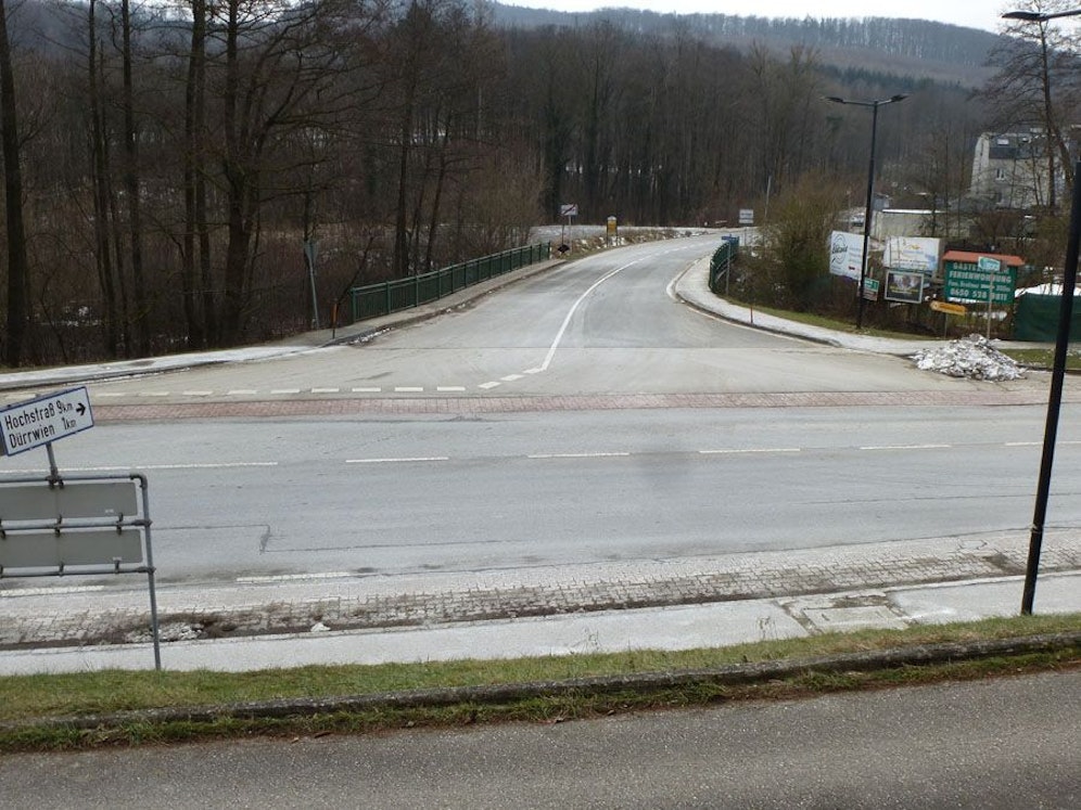 Hier kam es zu dem dramatischen Unfall.