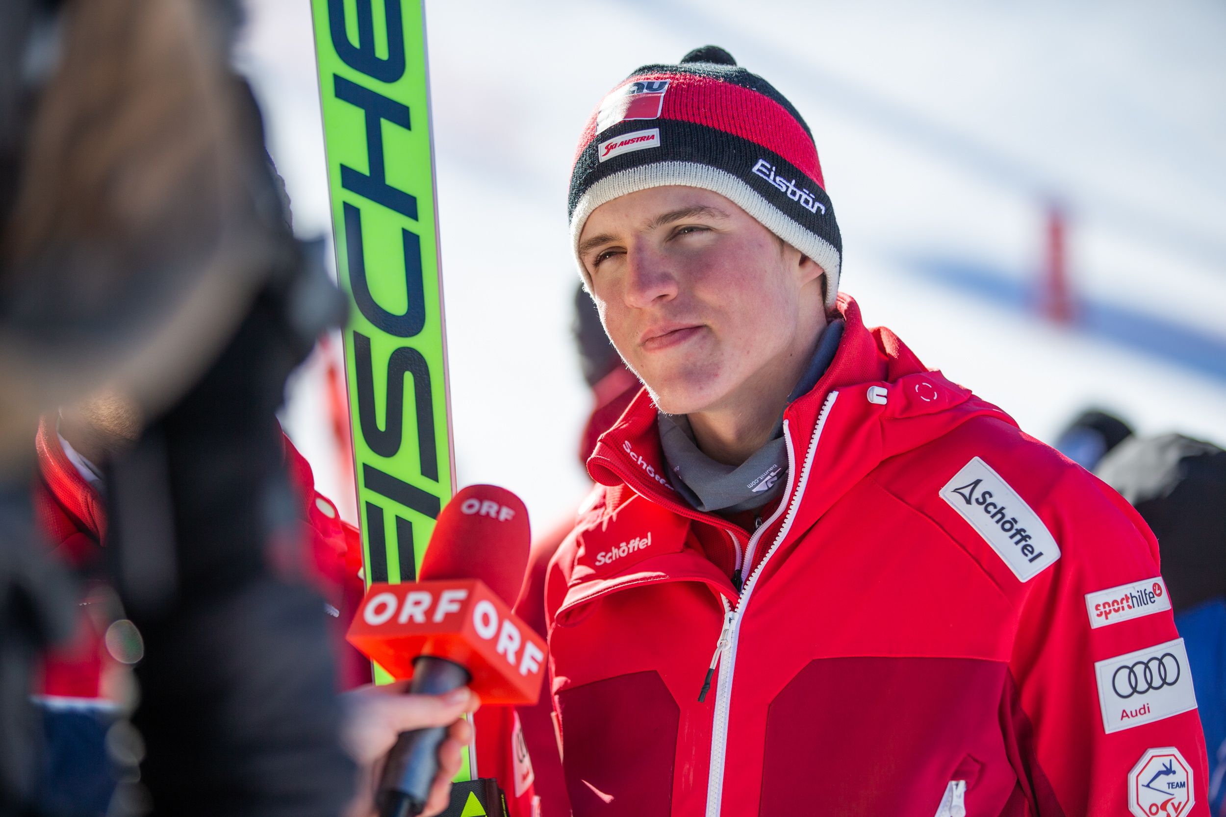 Johannes Aigner beim ORF-Interview