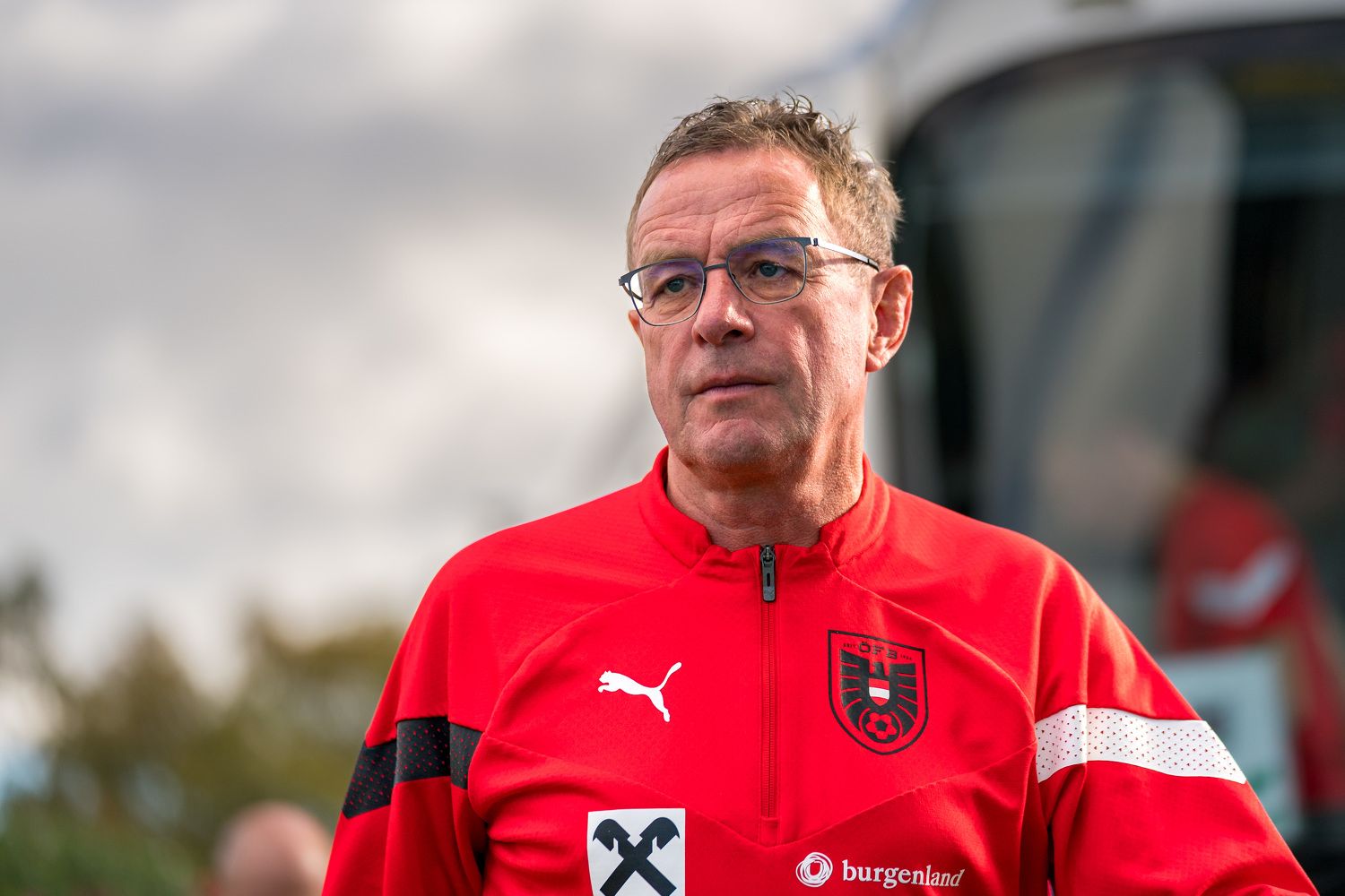 Ralf Rangnick darf von RB Leipzig nur kurz verabschiedet werden. 
