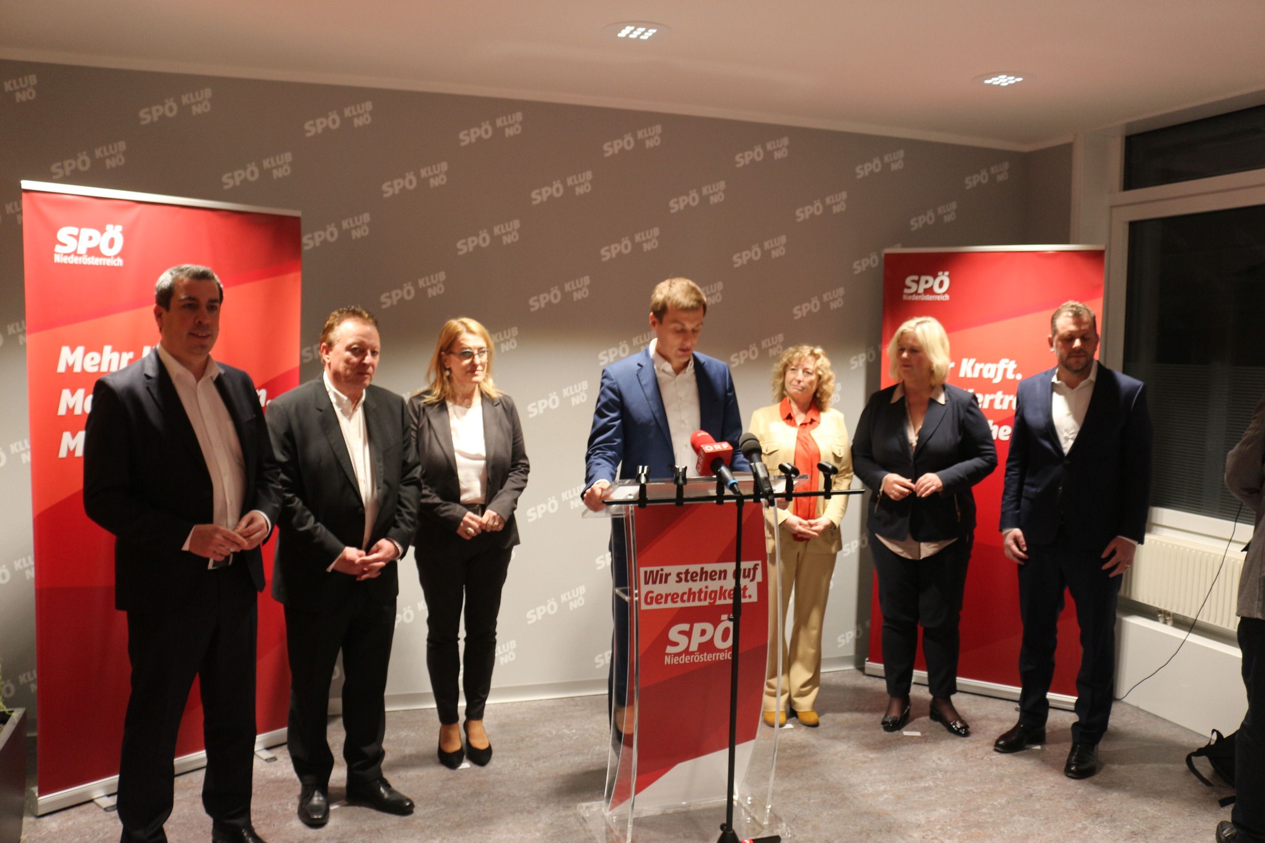 Neuer SPNÖ-Chef stellte sein Team vor