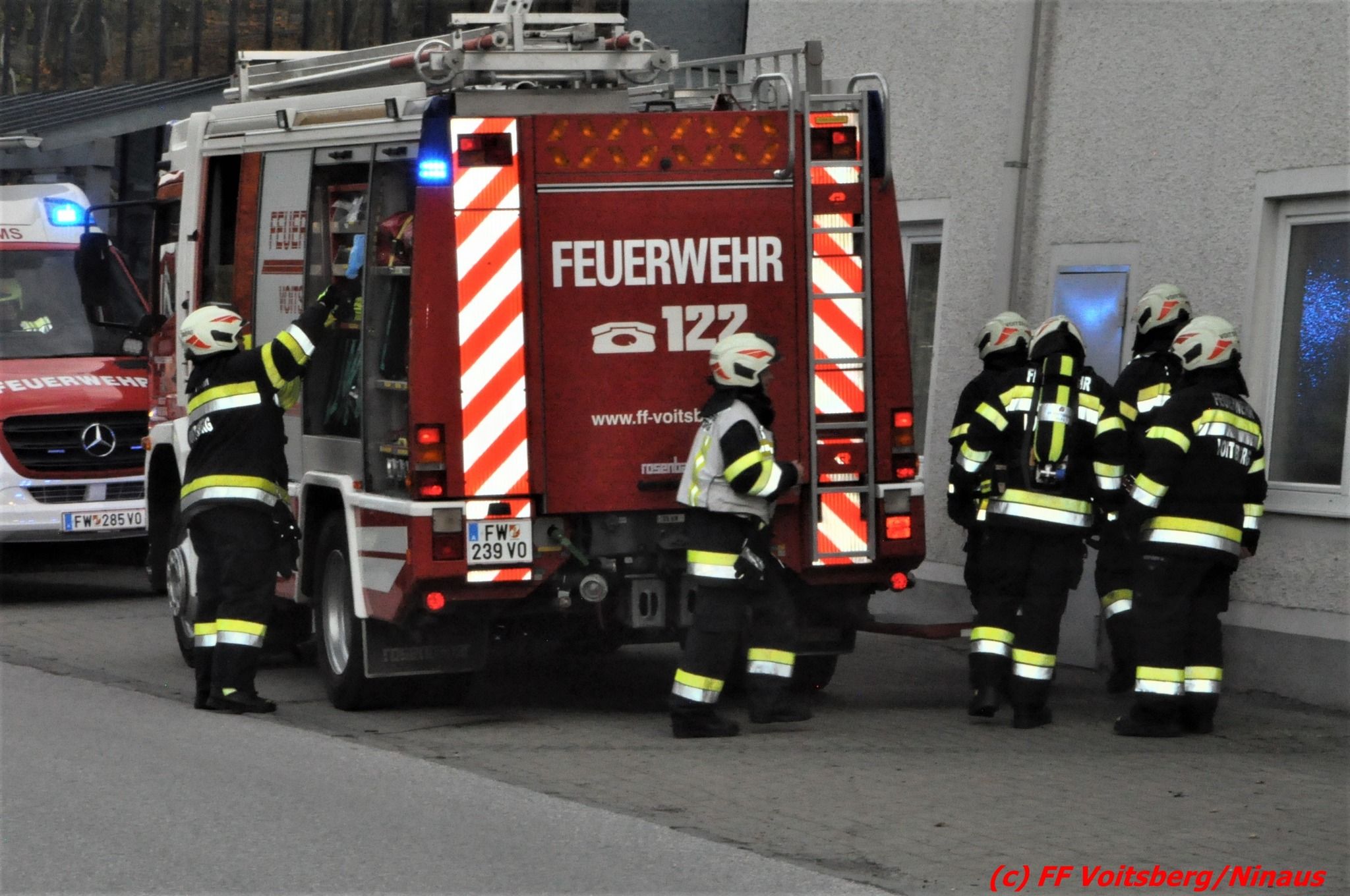 Die Feuerwehr Voitsberg rückte zu dem vermeintlichen Brand aus.