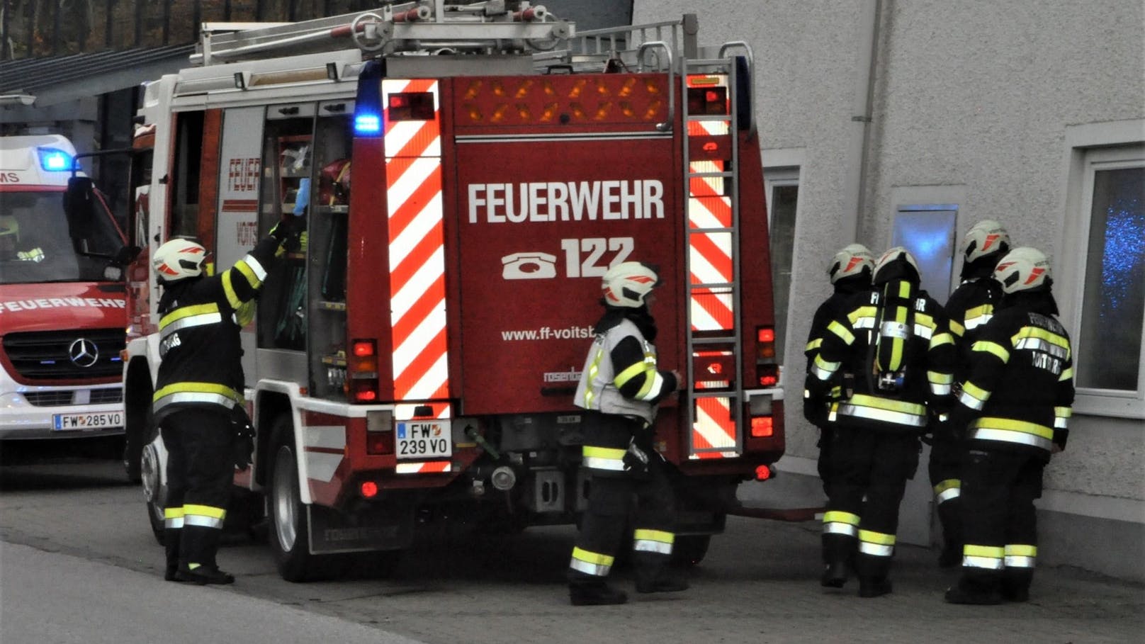 Die Feuerwehr Voitsberg rückte zu dem vermeintlichen Brand aus.