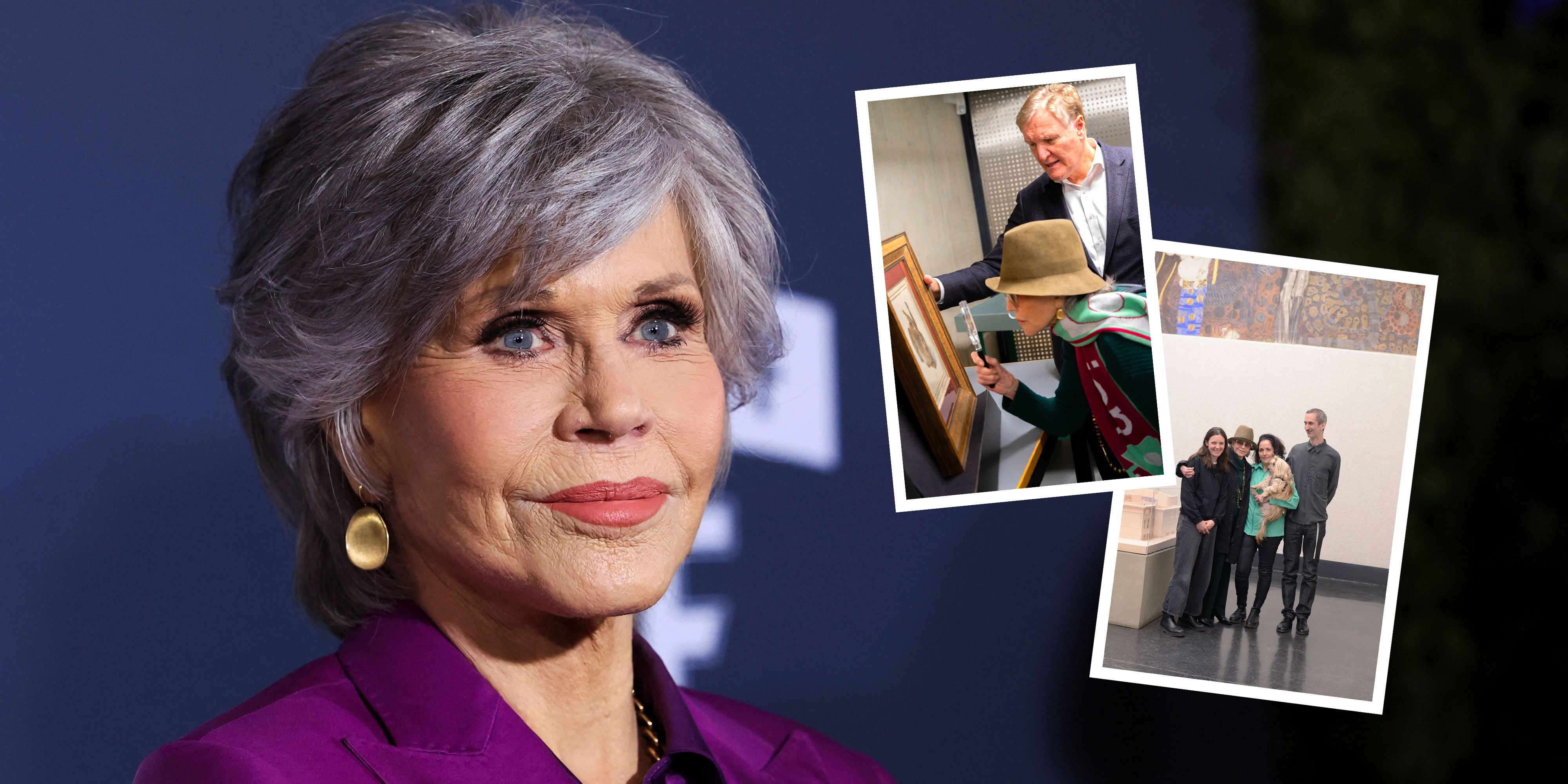 Jane Fonda erkundet auch an ihrem zweiten Tag Wien.