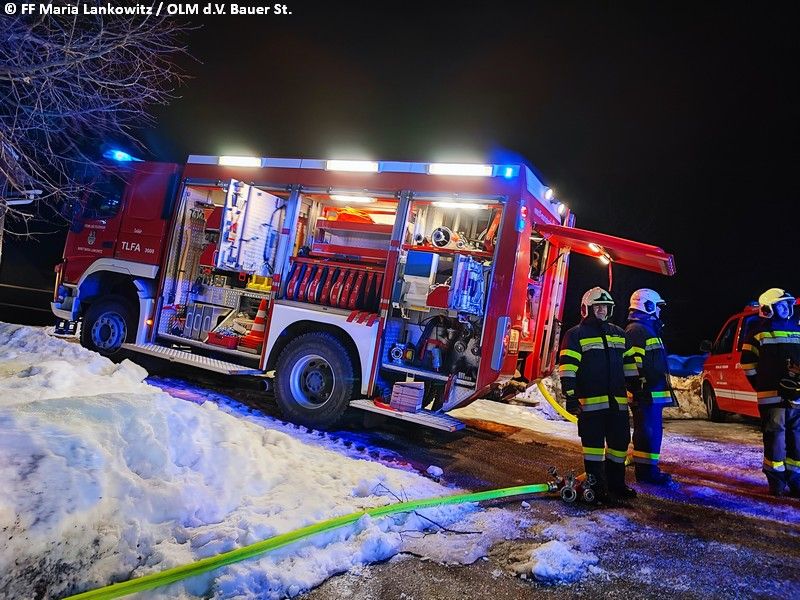 Die Freiwillige Feuerwehr von Maria Lankowitz konnte den Brand rasch unter Kontrolle bringen.