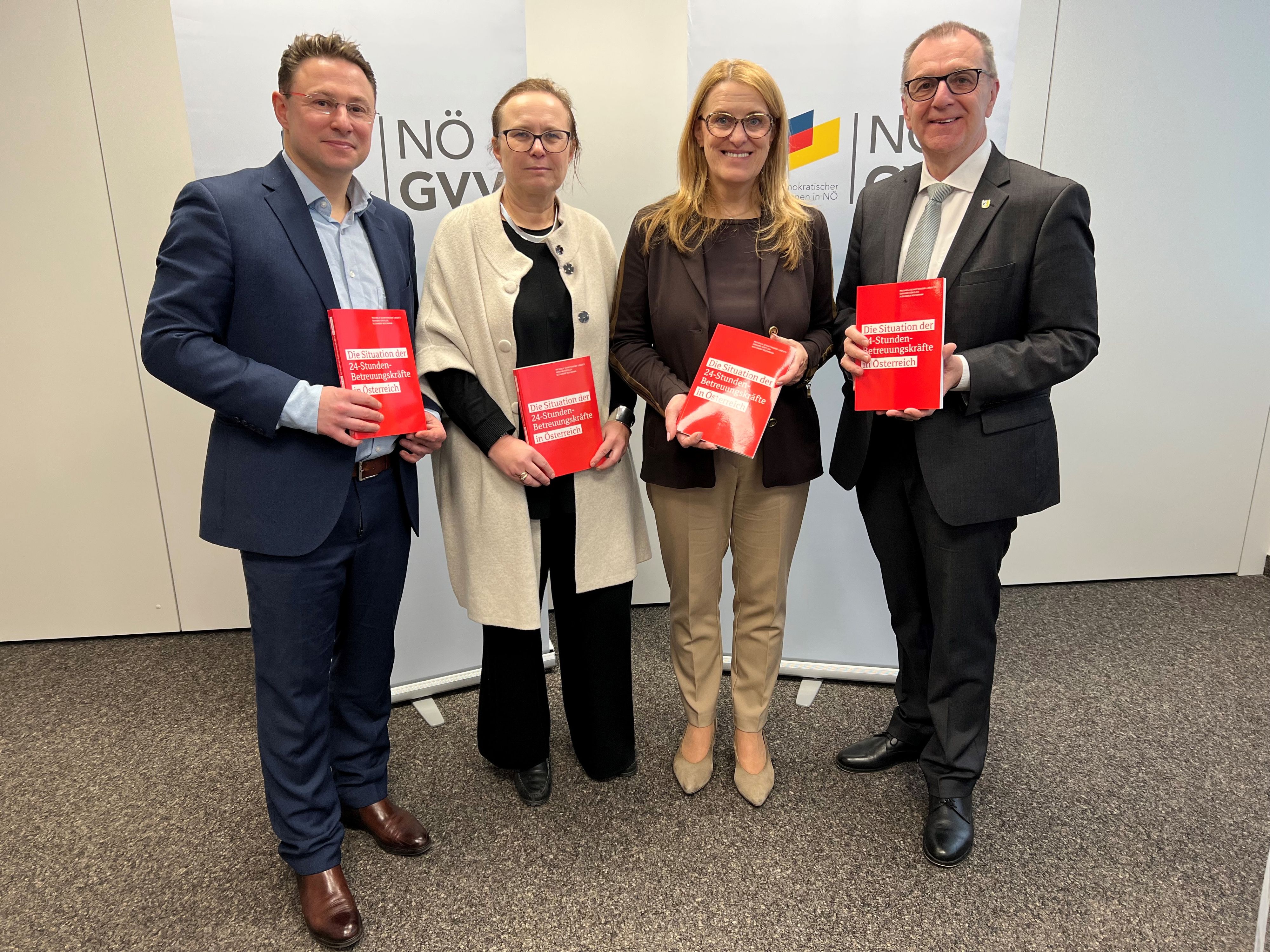 Lipinski, Schaffhauser-Linzatti, Königsberger-Ludwig, Dworak (v.l.)