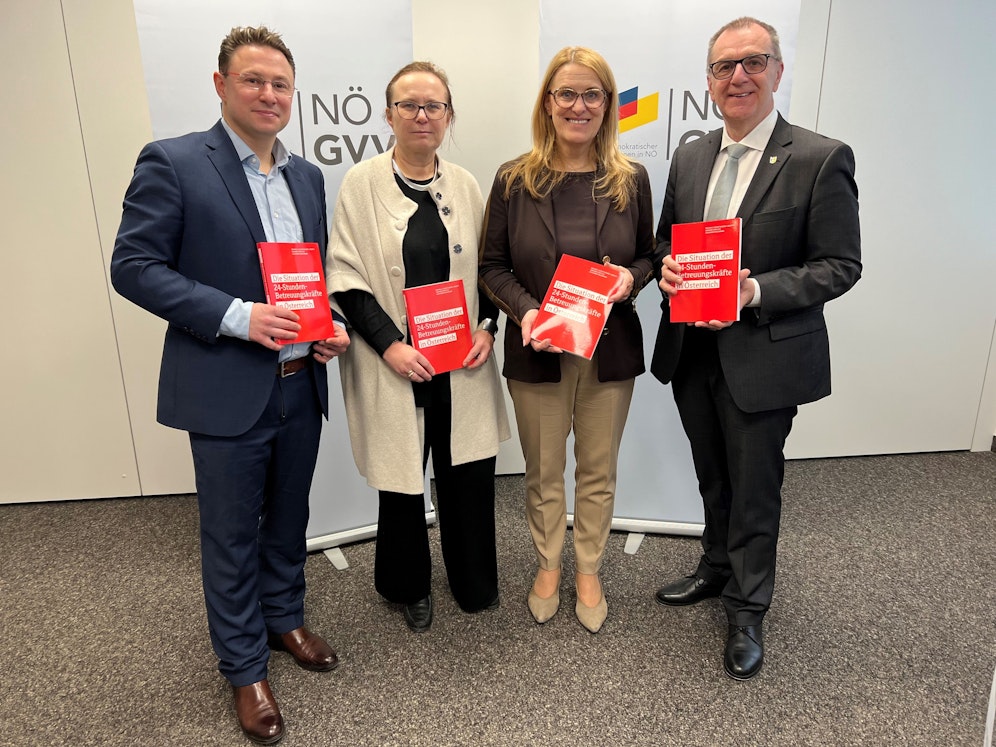 Lipinski, Schaffhauser-Linzatti, Königsberger-Ludwig, Dworak (v.l.)&nbsp;