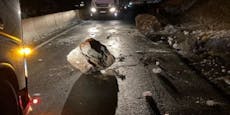 Felssturz sorgt für Straßensperre in Kärnten