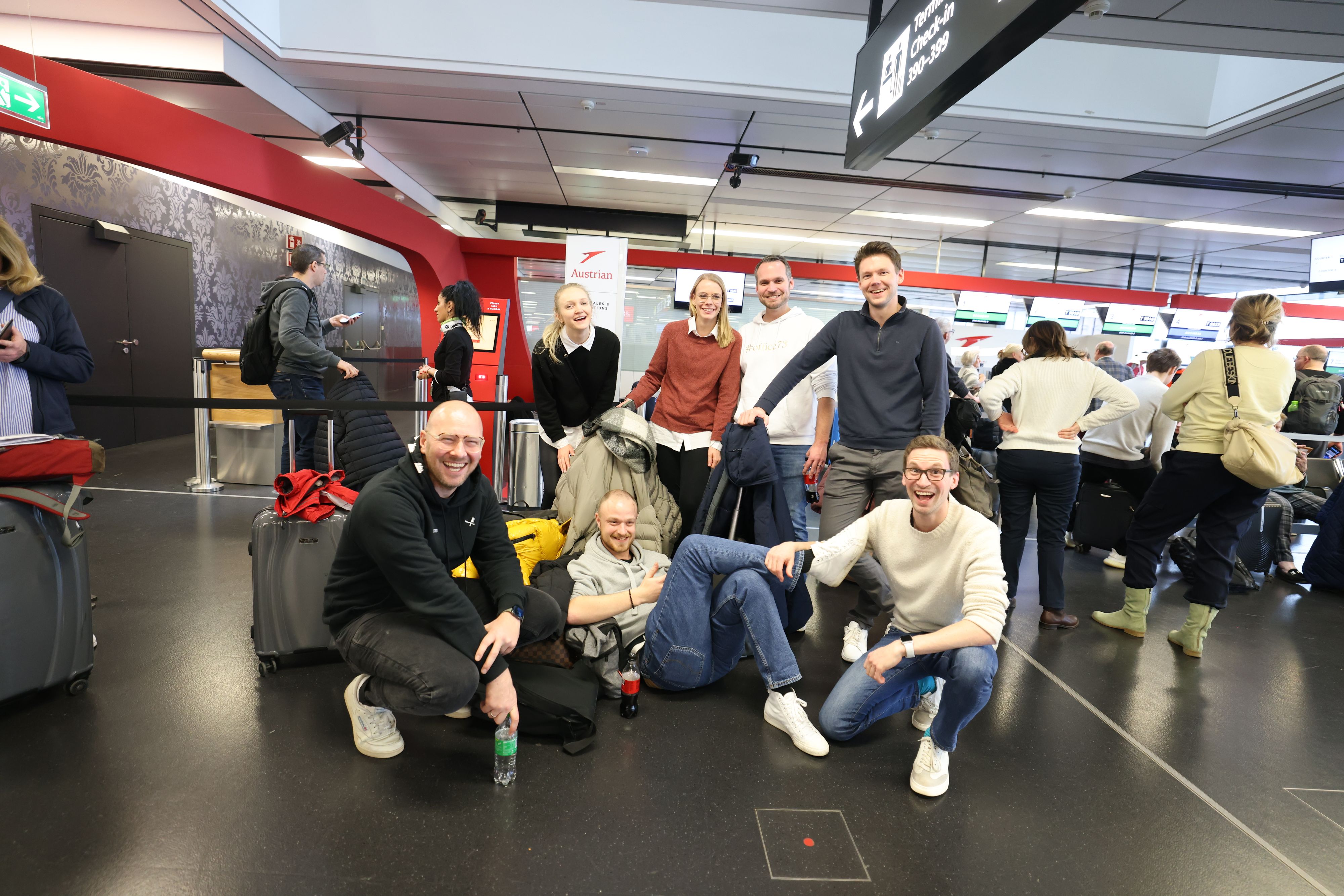 Wir saßen 1 Stunde im Flieger, dann mussten alle raus