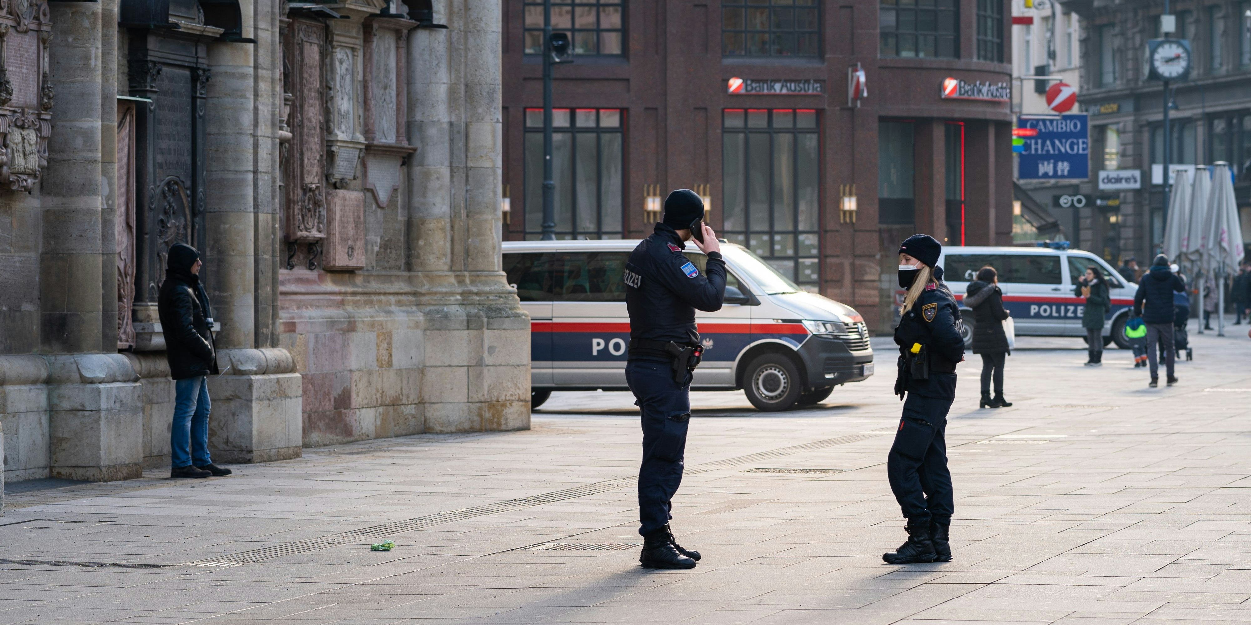 Polizei-Einsatz in der Wiener City (Archivfoto)